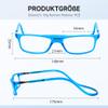 NEW VISION NV2904 Reading Glasses with Magnetic Closure, +1.5, Blue view 2
