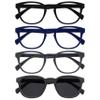 OPULIZE POP Reading Glasses for Women and Men with Reading Sunglasses, 5-Pack, Round Frames, +1.00 view 1