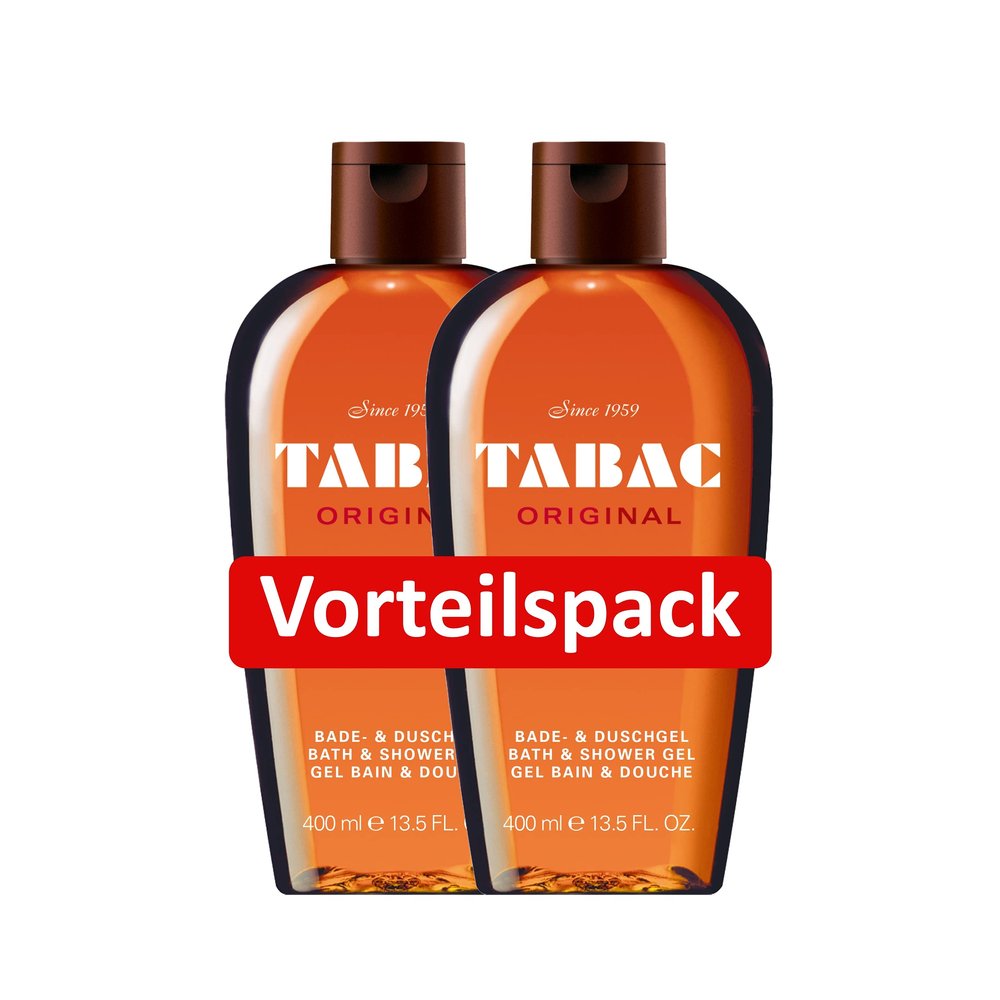 Tabac Original Shower Gel Value Pack, 2 x 400 ml