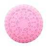 Gmjay TPR Dog Frisbee Training and Feeding Toy, Pink, 22.8 cm view 1
