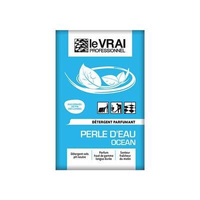 Le Vrai Professionnel Water Pearl Floor Cleaner – 125 x 16 mL Doses