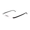 KoKoBin Ultralight TR90 Rimless Reading Glasses with Case, Black +3.5 view 2