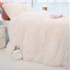 GELing Soft & Cozy Multifunctional Plush Flannel Blanket, Beige, 160 x 200 cm view 3