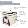 GLÜCKSWOLKE Children's Storage Box with Lid - Hedgehog view 2
