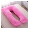 HONGBI U-Shaped Pregnancy and Nursing Pillow, Pink 2, 75 x 140 cm view 1
