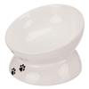 Trixie Cat Feeding Station, Ceramic, White view 1
