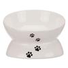 Trixie Cat Feeding Station, Ceramic, White view 4