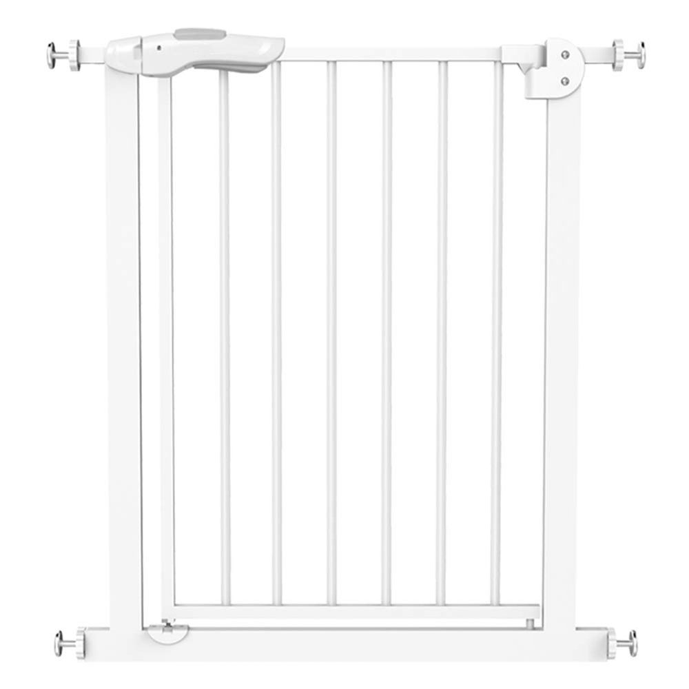 Baby Stair Safety Gate, Indoor Pet Gate for Small and Medium Dogs, White, 245–254 cm