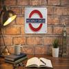 Licensed Piccadilly Circus Round Metal Sign, Medium view 3
