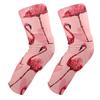 EZIOLY Padded Knee Sleeves with Flamingos and Hearts for Men and Women view 1