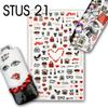 3 Sheets of Ultra-Slim Nail Art Stickers view 3