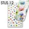 3 Sheets of Ultra-Slim Nail Art Stickers view 4