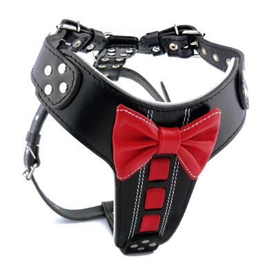 Bestia “Bowtie” Leather Chest Harness