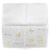 Mank Airlaid Napkins 33 x 33 cm, 1/4 Fold, “Breakfast Is Ready!”, 50 Count, Yellow-Gray view 2
