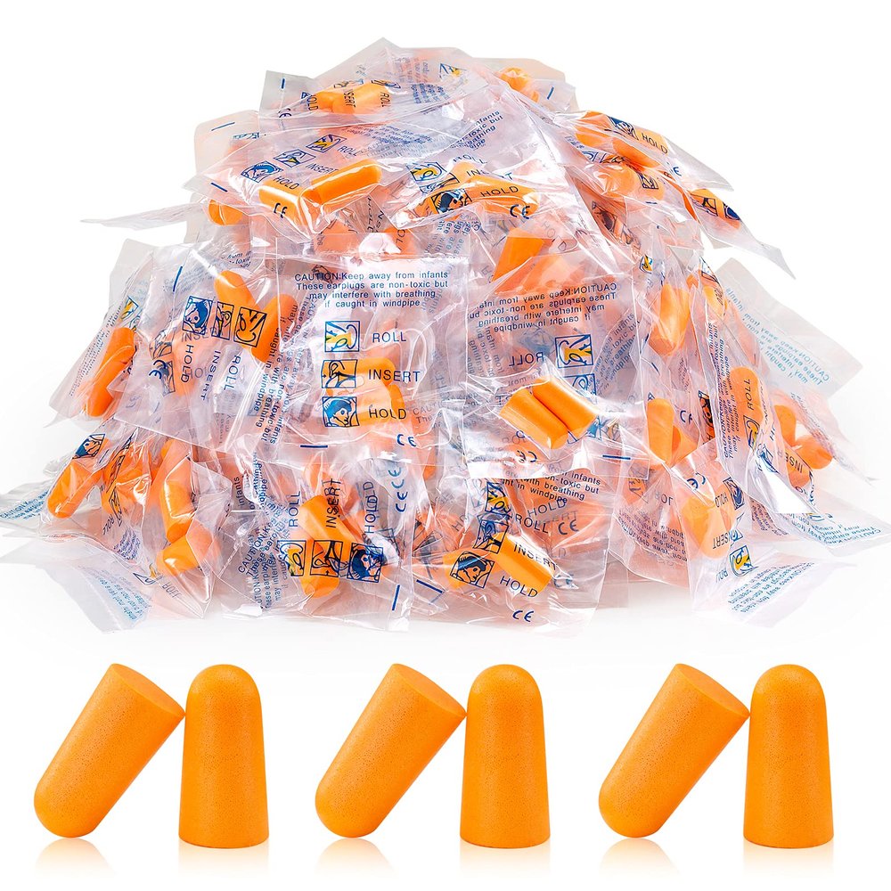 30 Pairs of Reusable Earplugs, Ultra-Soft Foam for Noise Reduction, Sleeping and Snoring