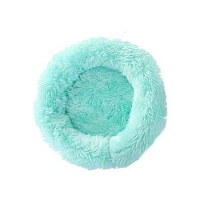 ECOSWAY Round Velvet Hamster Bed, Warm Small Pet Bed