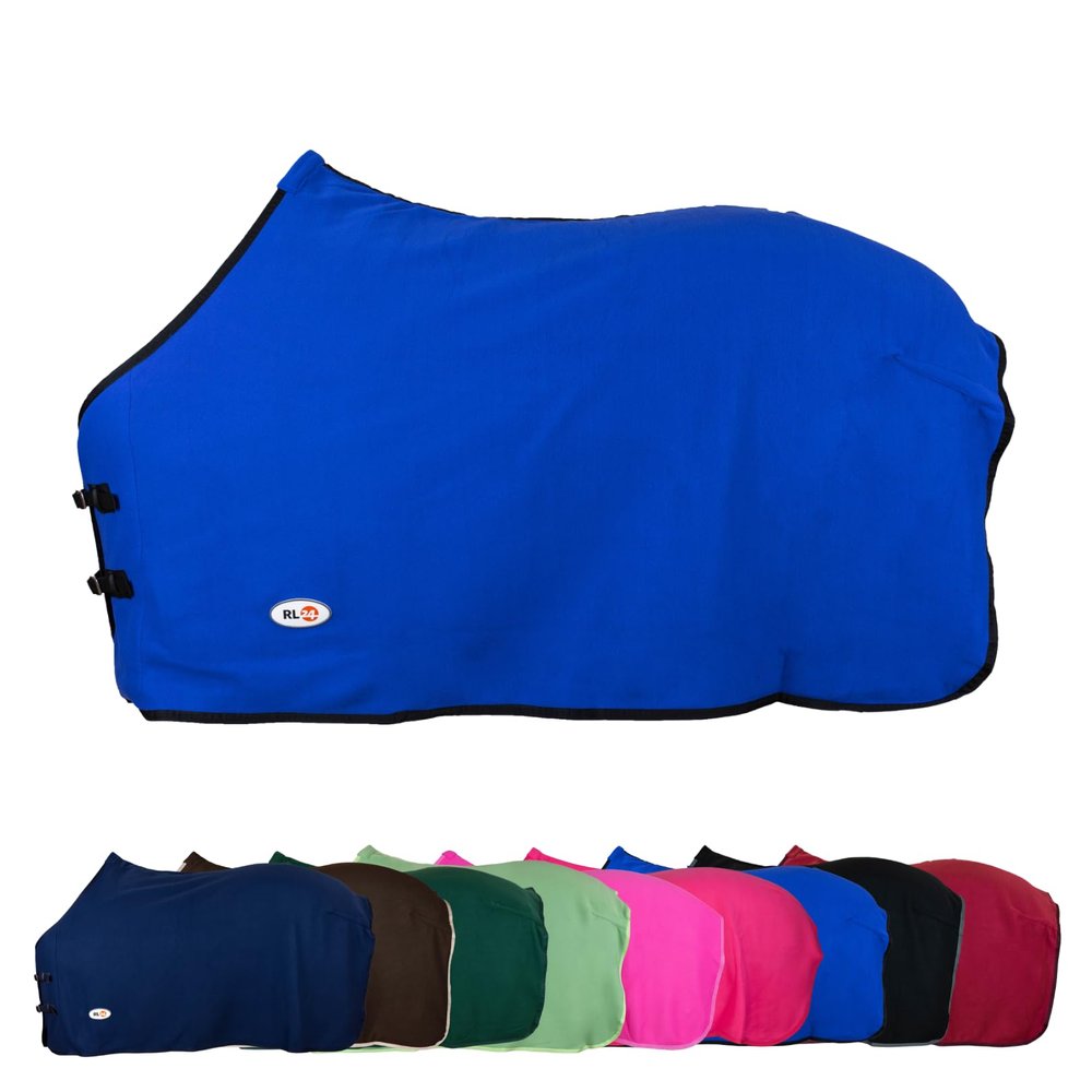 RL24 Basicline Fleece Horse Blanket, Royal Blue, 85 cm