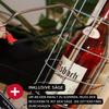 Personalized Gift for Men and Women – Iron Reserve Cage, Red Text, Ramazzotti Liqueur (1 x 0.70 L) with Saw view 4