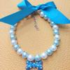 Dreamls Dog and Cat Collar with Bow and Bone Pendant view 4