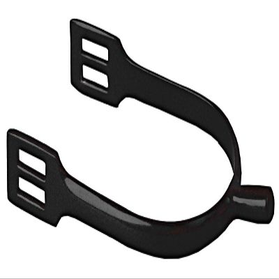 HORKA Blunt Stainless Steel Spurs for Women, Black, Size L20, 2 Pieces