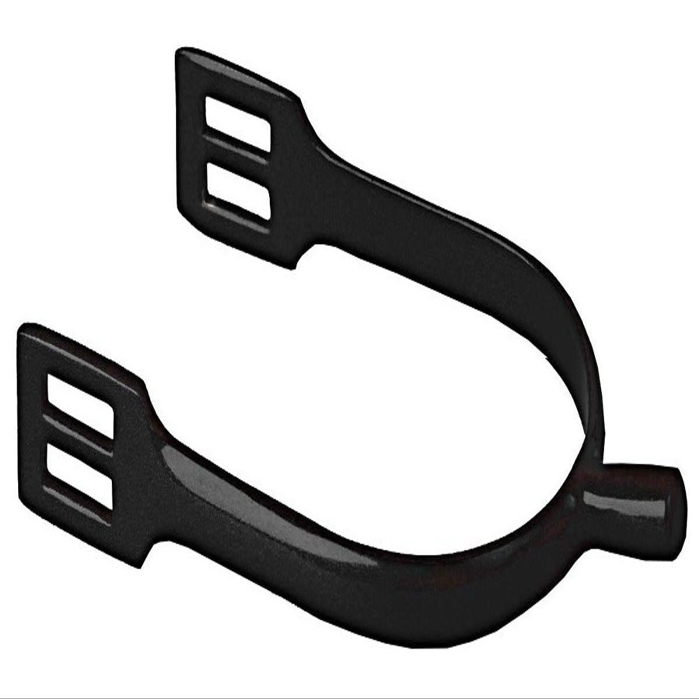 HORKA Blunt Stainless Steel Spurs for Women, Black, Size L20, 2 Pieces