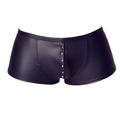 ORION Men's Pants – Sexy Wet-Look Boxers, Black