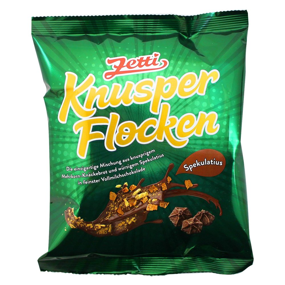 Zetti Spekulatius Crunch Flakes 200 g Milk Chocolate