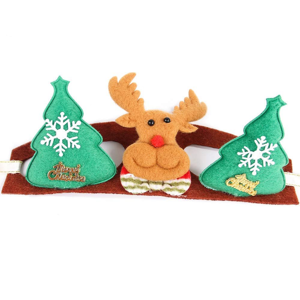 Uteruik Christmas Pet Headband