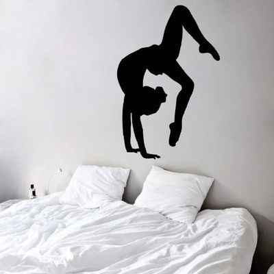 Gymnastics Wall Decal, Vinyl Wall Sticker, 84 × 56 cm