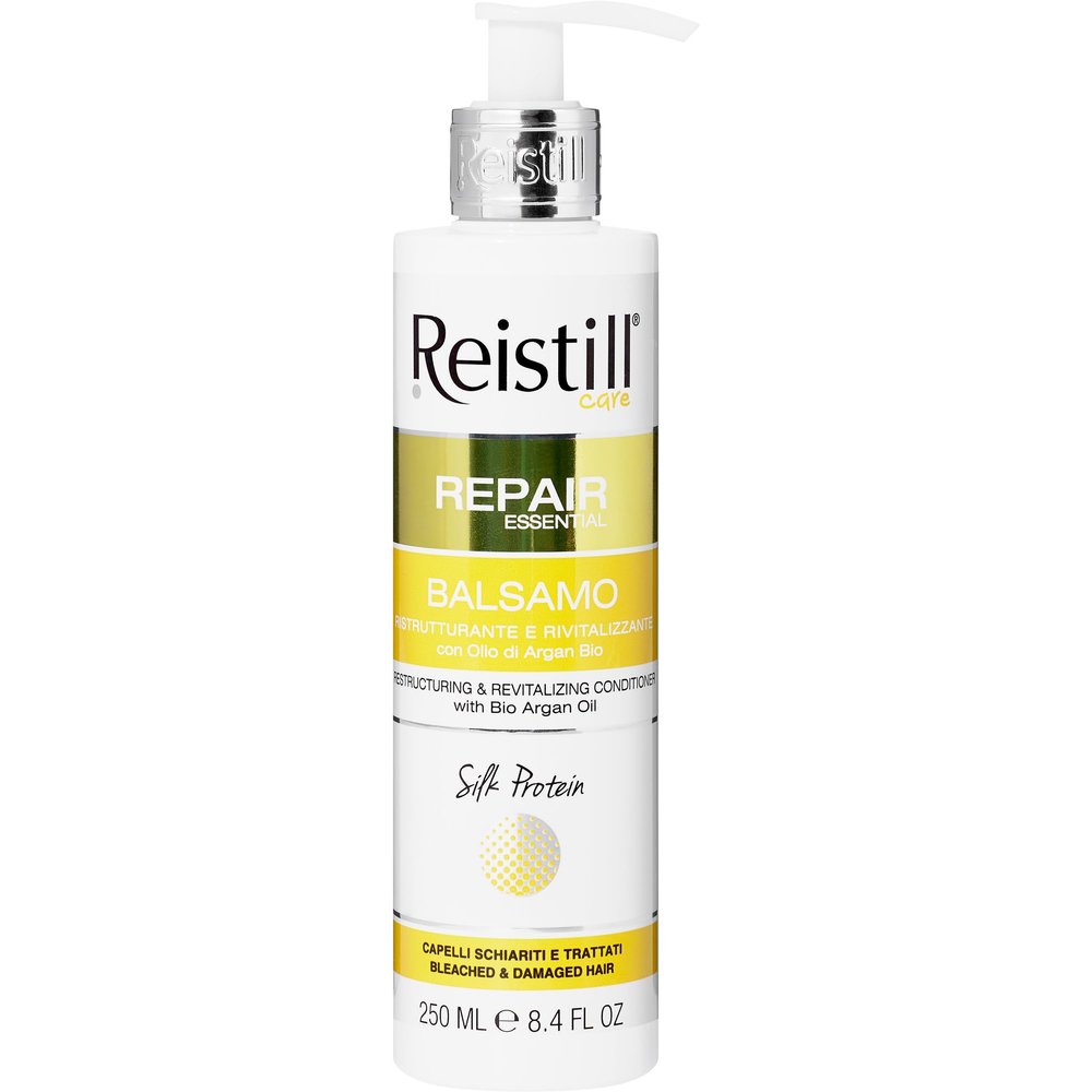 Reistill Repair Essential Conditioner – Rebuilding and Nourishing Conditioner with Argan Oil and Vitamin E for Bleached and Damaged Hair, 250 ml