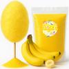 Banana-Flavored Cotton Candy Sugar, Yellow, 100 g view 1