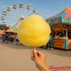 Banana-Flavored Cotton Candy Sugar, Yellow, 100 g view 4