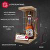 70th Birthday Gift Set: Franziskaner Weissbier in Saw-Openable Cage view 2