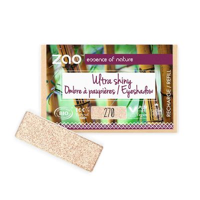ZAO Ultra Shiny Eyeshadow 270 Champagne Refill