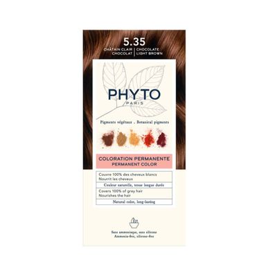 Phyto Phytocolor Box Hair Dye, 5.35 Golden Mahogany, 182 ml