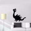 myrockshirt Funny Dinosaur Lizard Monster Dragon Tale Vinyl Wall Decal for Smooth Surfaces, UV & Car-Wash Resistant view 1