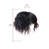 Wavy Hair Topper with Center Clip and Bangs view 4