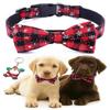Moonpet Christmas Cat & Dog Collar with Bowtie - XS view 1