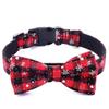 Moonpet Christmas Cat & Dog Collar with Bowtie - XS view 2