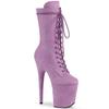 Pleaser Women's FLAMINGO-1050FS Platform High-Heel Ankle Boots, Purple Suede, EU 38 view 1
