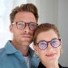 OPULIZE MET Blue-Light-Filtering Reading Glasses for Women and Men, 3-Pack, Round Frames, UV400, Brown Tortoiseshell, +3.00 view 3