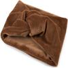 styleBREAKER Women's Velvet-Look Twist Knot Headband, Cognac view 2