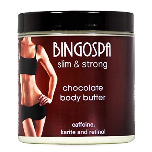 Chocolate Body Butter with Caffeine, Shea Butter and Retinol, 250 g – BINGOSPA