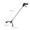 Relaxdays Grabber Tool, Litter Picker, Arm Extension, Reaching Aid for Seniors, Aluminum, Plastic, 88 cm, Black/Silver view 4