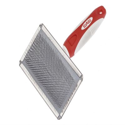 EHASO Soft Slicker Brush, Large, 10 x 6 cm, 20 cm Long