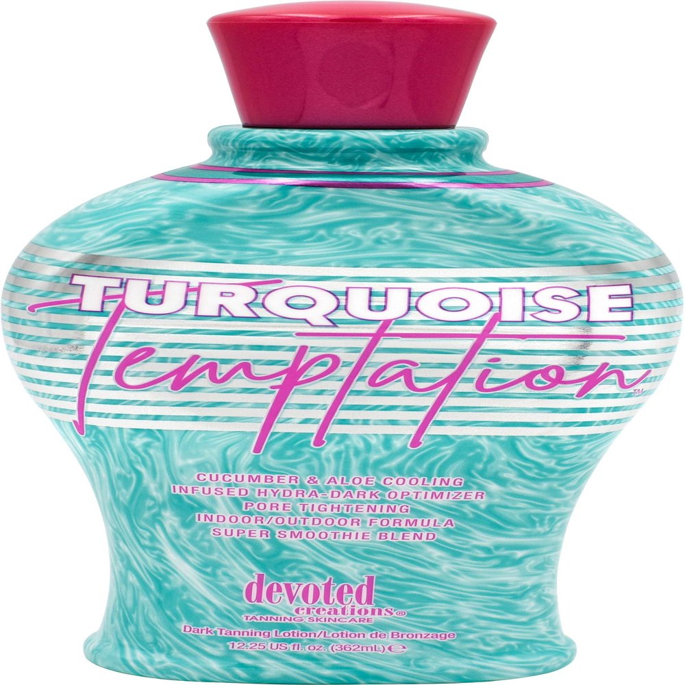 Devoted Creations Turquoise Temptation Indoor and Outdoor Tanning Lotion, 12.25 oz