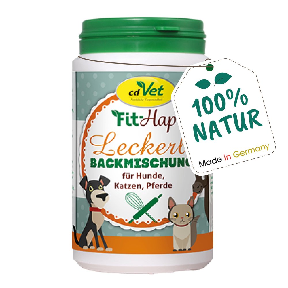 cdVet Natural Products Cookie Mix 180 g - Dogs, Cats & Horses - Custom Healthy Treats Without Additives