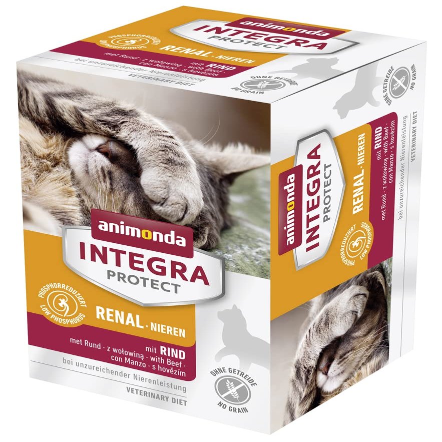 animonda INTEGRA PROTECT Cat Food Wet Renal Beef (6 x 100g)