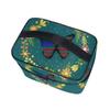 Flower Butterfly Cosmetic Bag Organizer with Zipper view 3