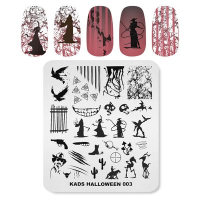 Alexnailart Professional Halloween Nail Stamping Plates